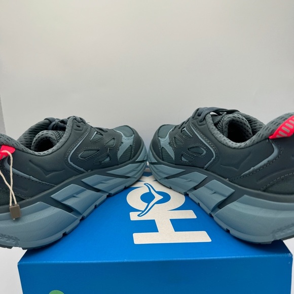 NWT Hoka Clifton Leather Gore-Tex Waterproof Unisex Goblin Stone Blue GBSB shoes - Picture 9 of 15